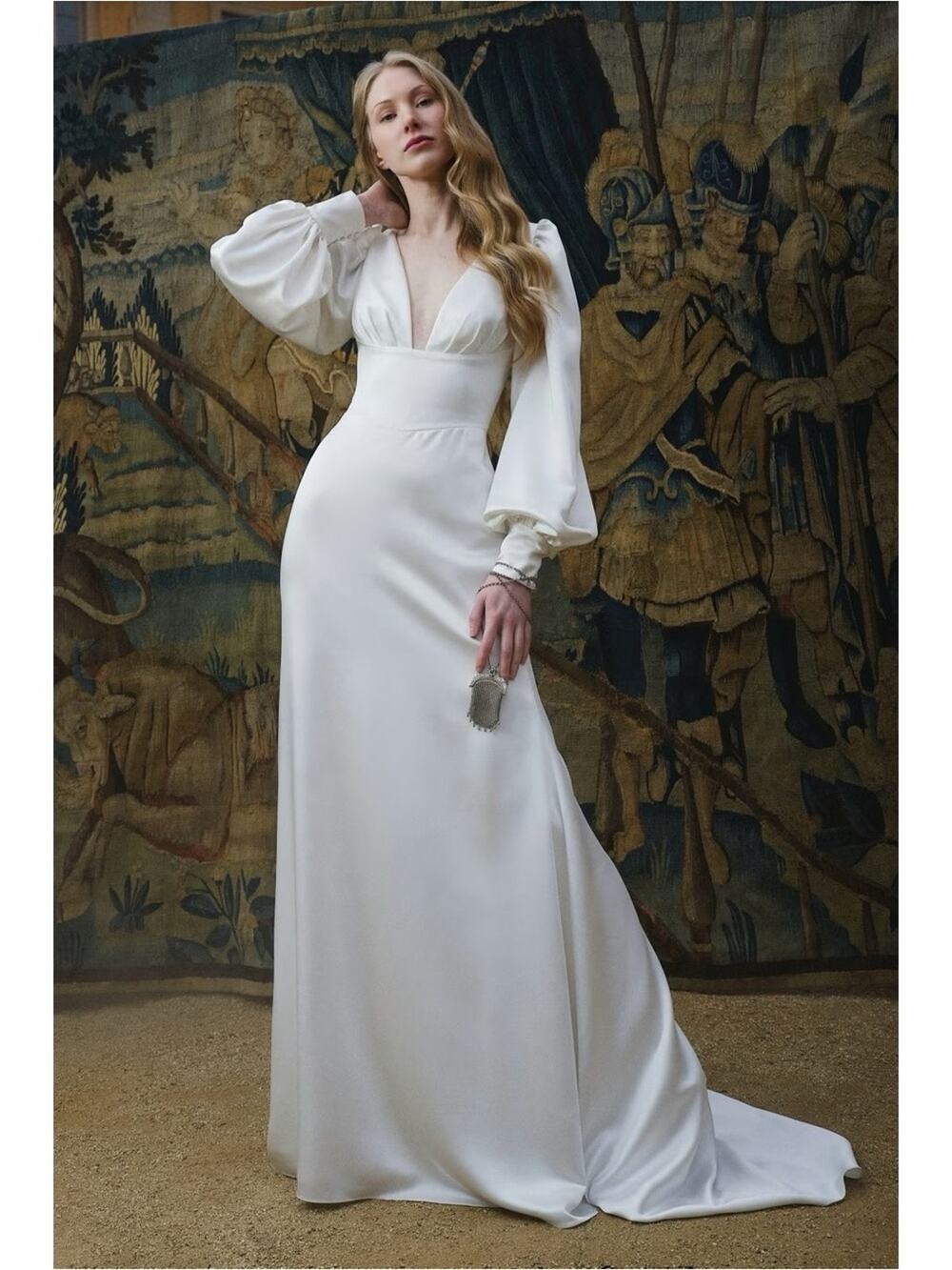 Willowby By Watters Ryle 55324 Bridal Long Sleeve Wedding Dress Size 14 NWT